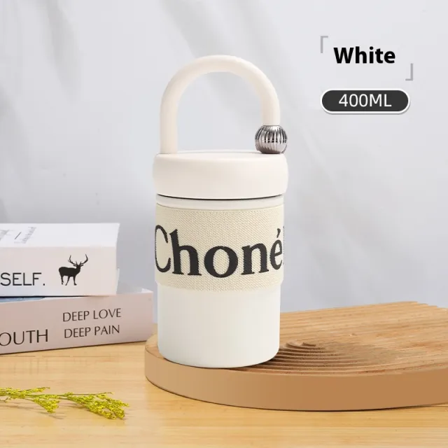Fashion Stainless Steel Insulation Minimalist Cup White - Shop at LoveMi