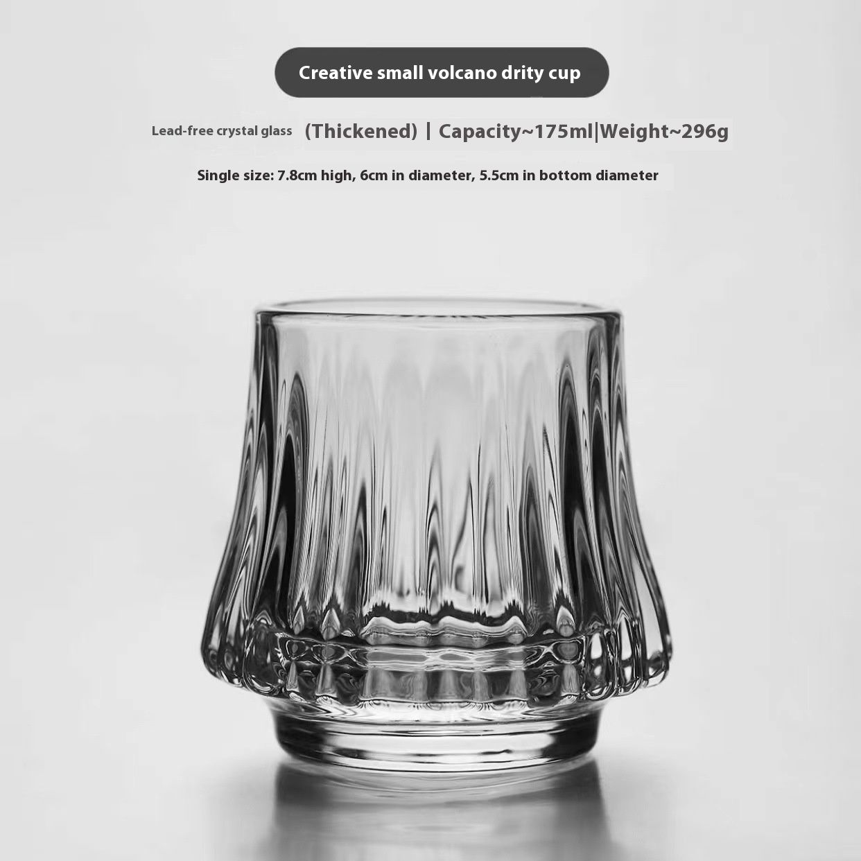 Household Whiskey Imported Wine Glass Dirty Cold Cup