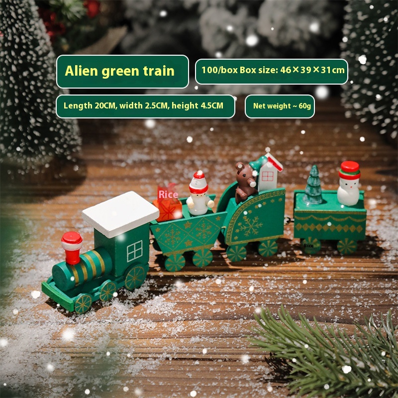 Small Train Shaped Green