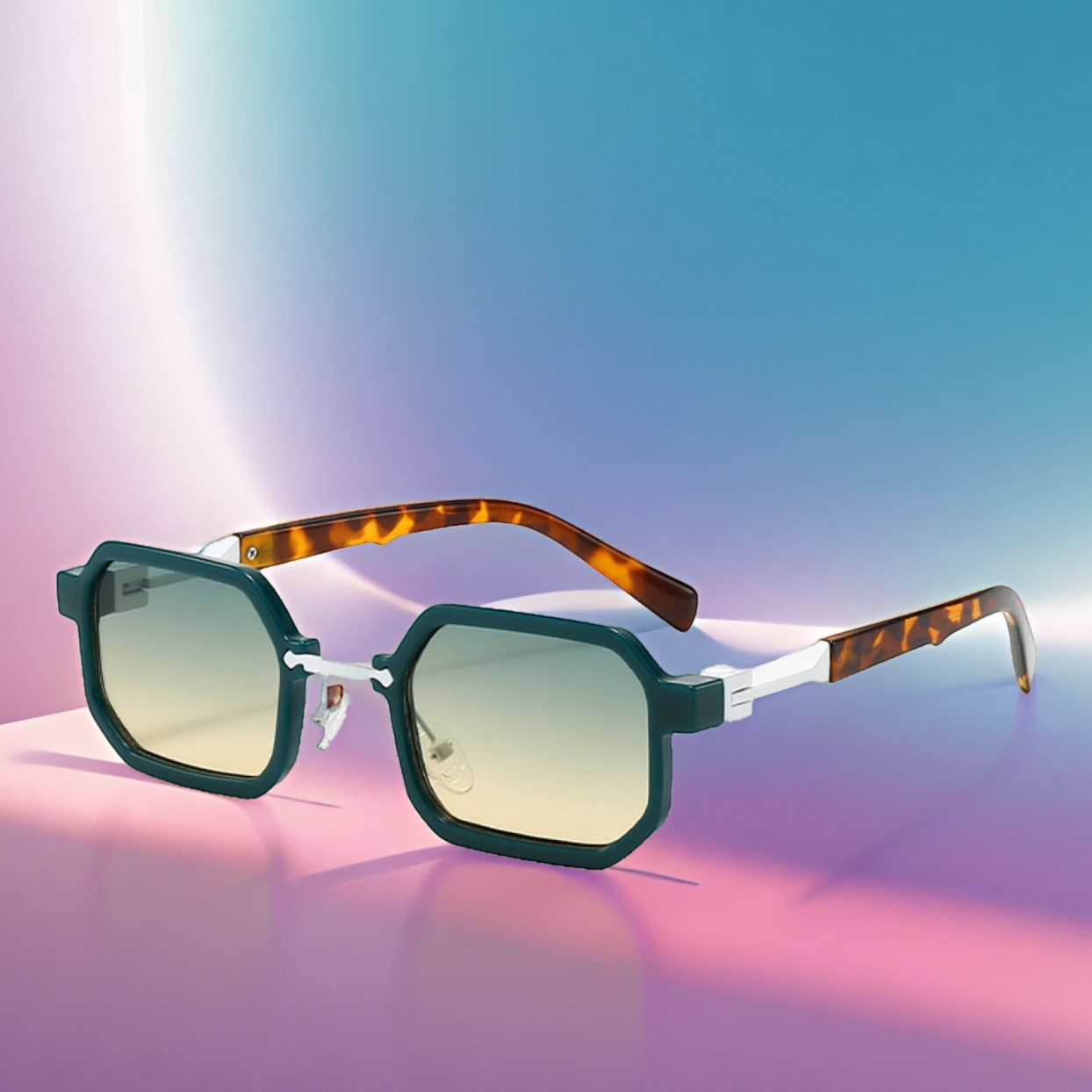 Title 7, Quadratische Sonnenbrille mit UV-Schutz