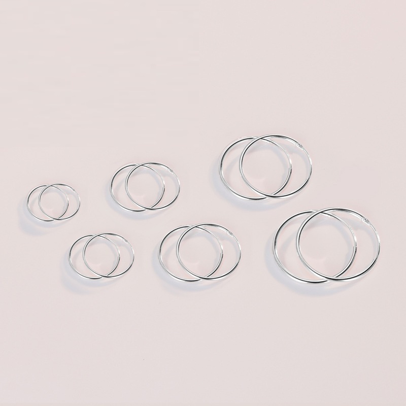 Personality, Elegance And Simplicity Round Ring Earrings
