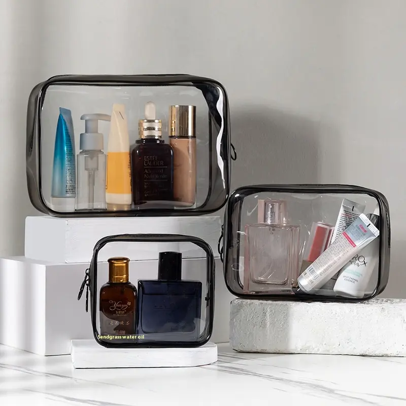 High Transparent Waterproof Travel Multi-functional Large Capacity