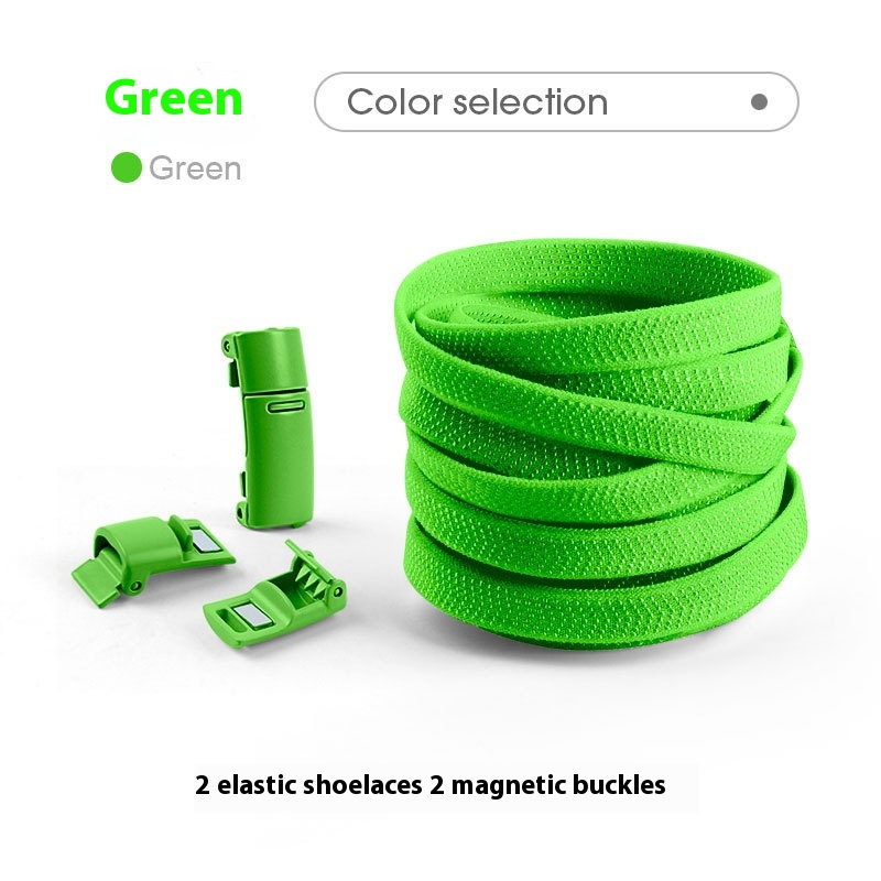 Lazy Free Shoelace Buckle Elastic Tighten Rope Free Binding Magnetic Buckle Holder - Image 3