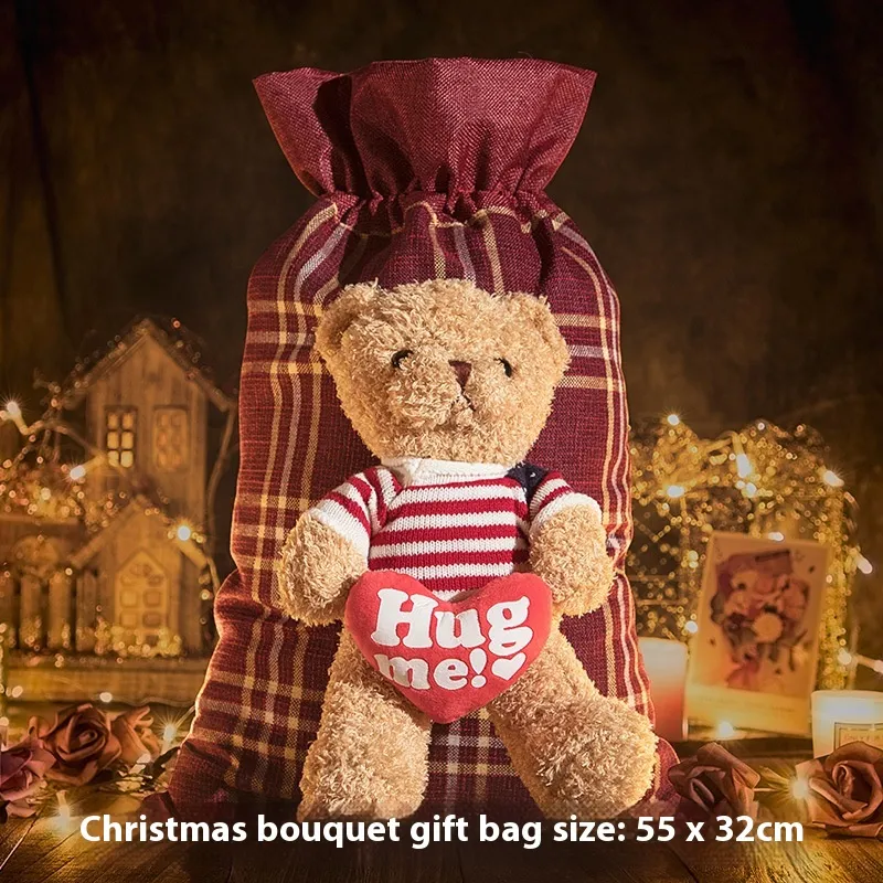 Christmas Gift Bag Gift Bag Christmas Eve Packing Box Creative Gift Bag - Christmas Bear 55X 32Cm