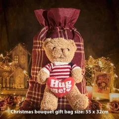 Christmas Gift Bag Gift Bag Christmas Eve Packing Box Creative Gift Bag - Christmas Bear 55X 32Cm - View 1
