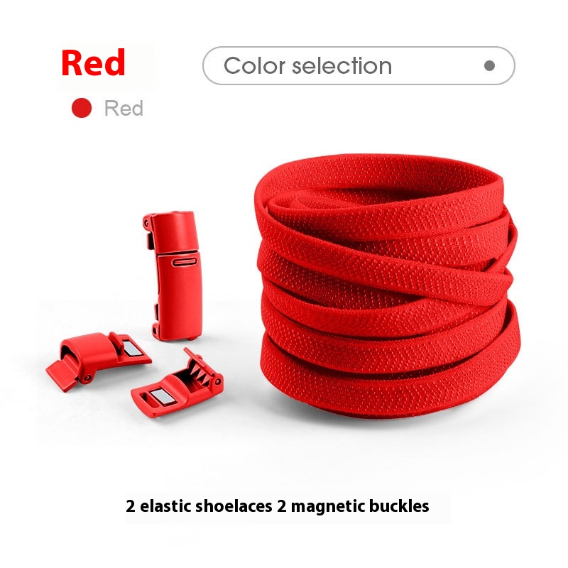 Lazy Free Shoelace Buckle Elastic Tighten Rope Free Binding Magnetic Buckle Holder - Image 19
