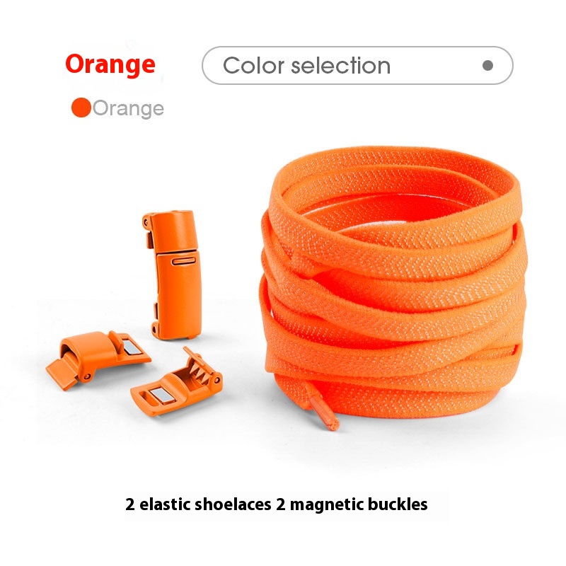 Lazy Free Shoelace Buckle Elastic Tighten Rope Free Binding Magnetic Buckle Holder