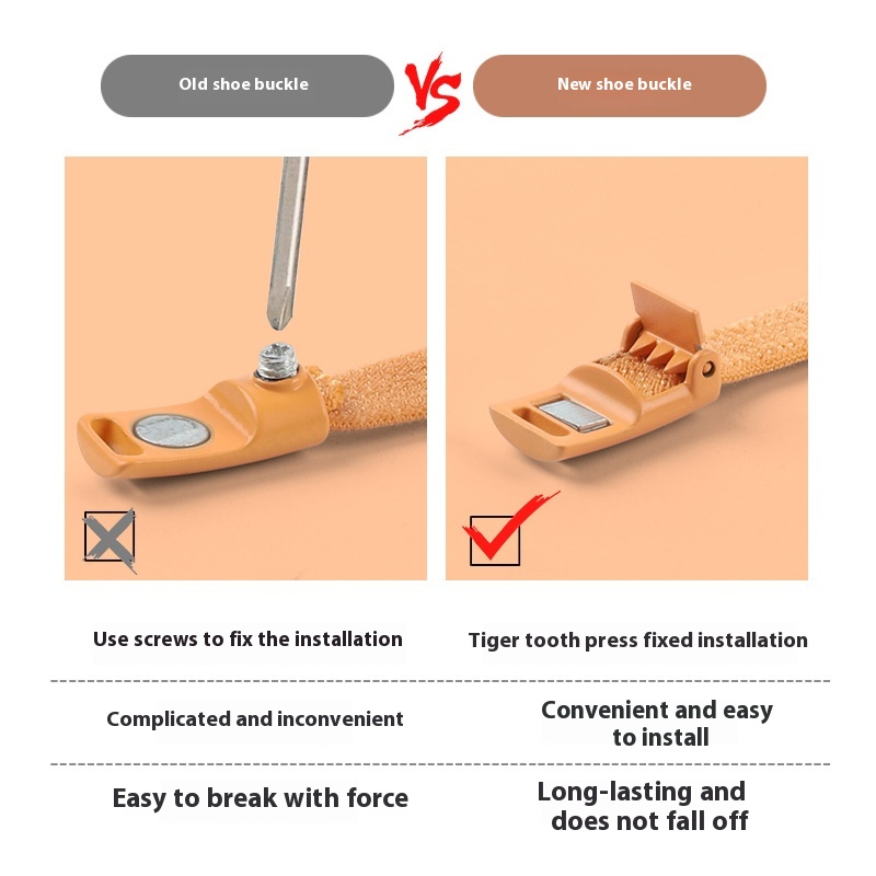 Lazy Free Shoelace Buckle Elastic Tighten Rope Free Binding Magnetic Buckle Holder - Image 4