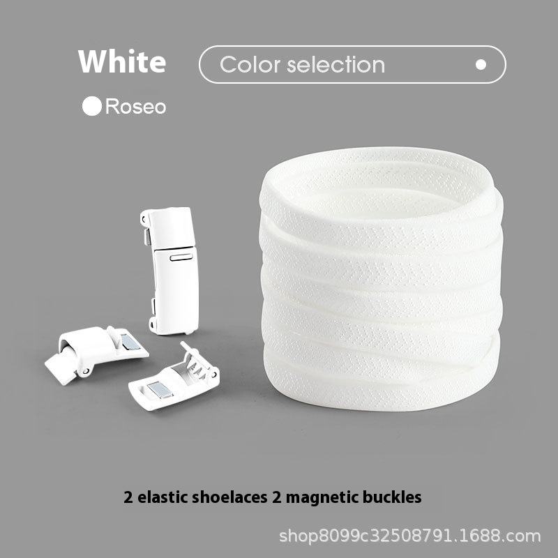 Lazy Free Shoelace Buckle Elastic Tighten Rope Free Binding Magnetic Buckle Holder - Image 17