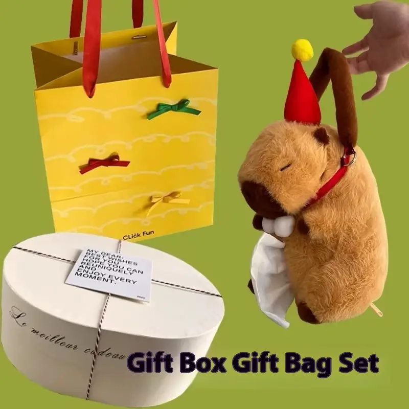 Plush Capabala Tissue Buggy Bag Doll