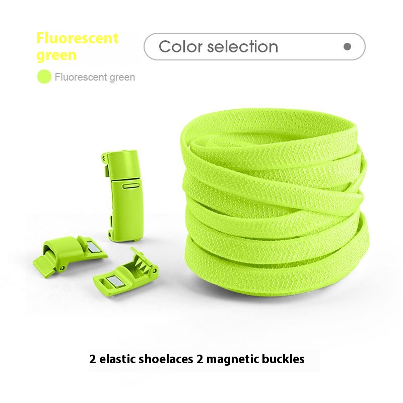 Lazy Free Shoelace Buckle Elastic Tighten Rope Free Binding Magnetic Buckle Holder - Image 16