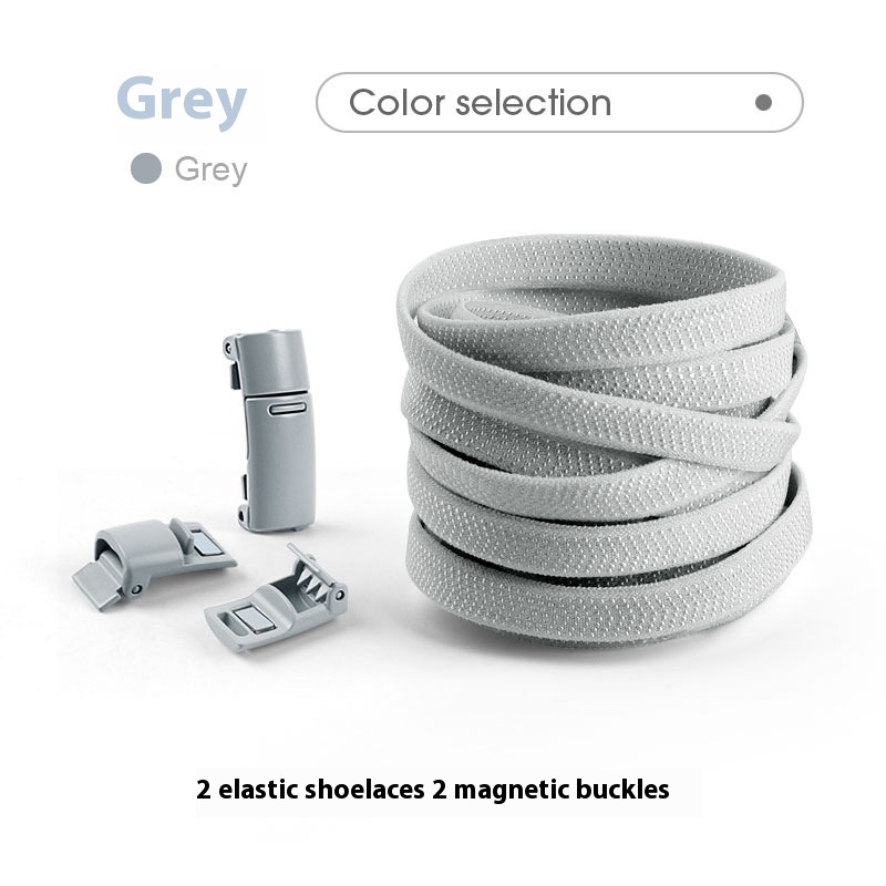 Lazy Free Shoelace Buckle Elastic Tighten Rope Free Binding Magnetic Buckle Holder - Image 15