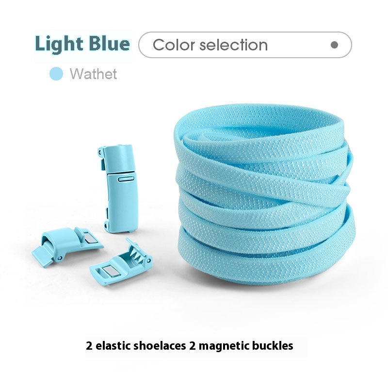 Lazy Free Shoelace Buckle Elastic Tighten Rope Free Binding Magnetic Buckle Holder - Image 18