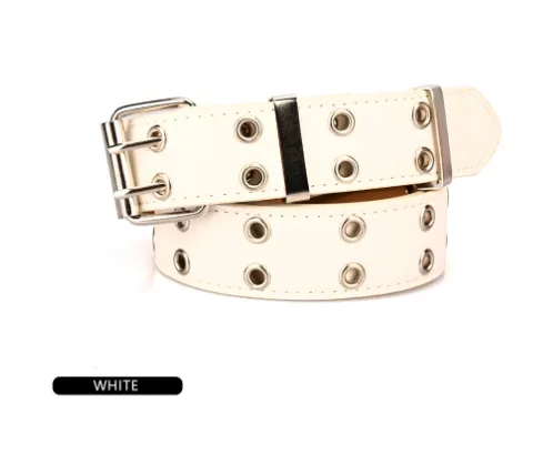 Punk Style Ladies Belt Jeans Fashion Chain Decorative Belt White - Shop at LoveMi