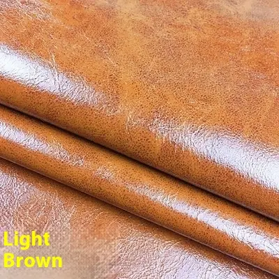 In Stock Wholesale Oil Wax Leather Adhesive Self-adhesive Leather Car Stickers Leather Sticker