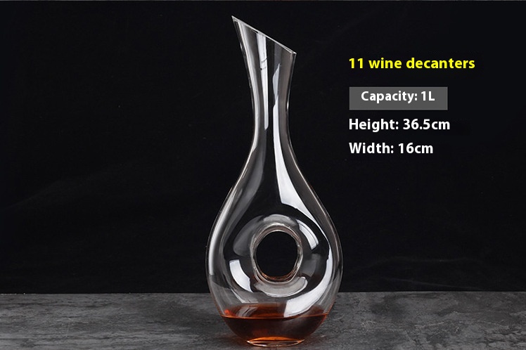 Title 4, Simple Style Transparent Glass Speedy Wine Deca...