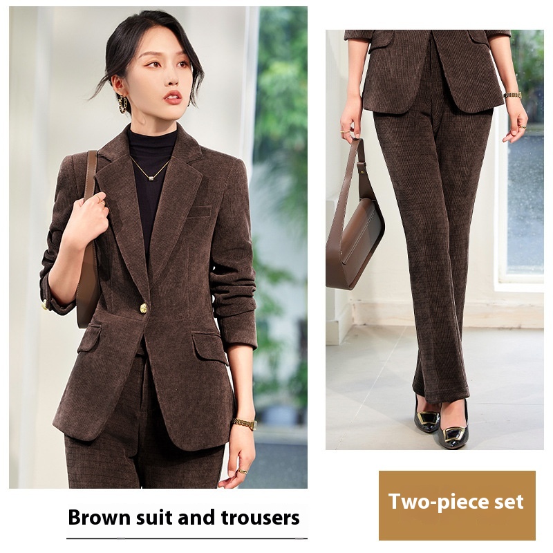 Brown Suit Trousers