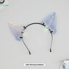 Mask Hand Armor Arm Armor Cat Ear Headband Head Accessories Science Fiction Mechanical Mecha - Hair Band - View 1
