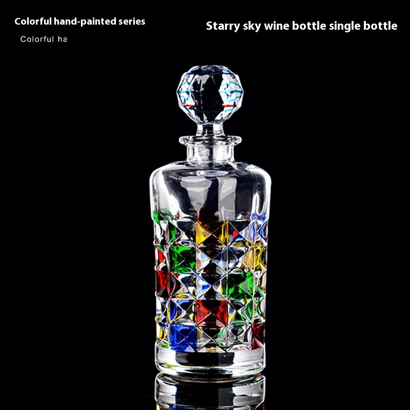 Starry Sky Wine Bottle