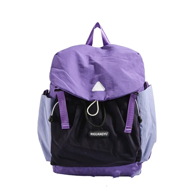 New Travel Backpack Women's Lightweight Drawstring Purple - Shop at LoveMi