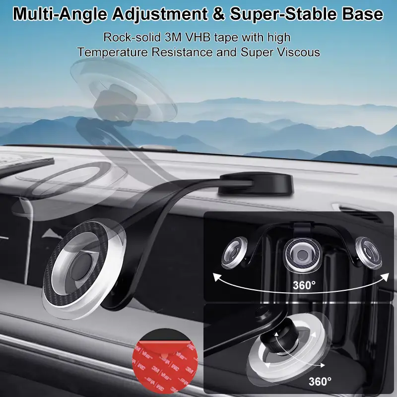 Car Mobile Phone Bracket Suction Cup Fixed Dashboard Multi-function