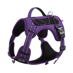 Pet Hand Holding Rope Anti Breaking Loose Dog Harness - Purple - View 1