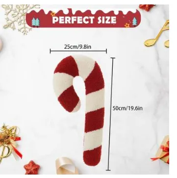 Ins Style Christmas Living Room Sofa Velvet Embroidered Pillow Christmas Crutch - Shop at LoveMi