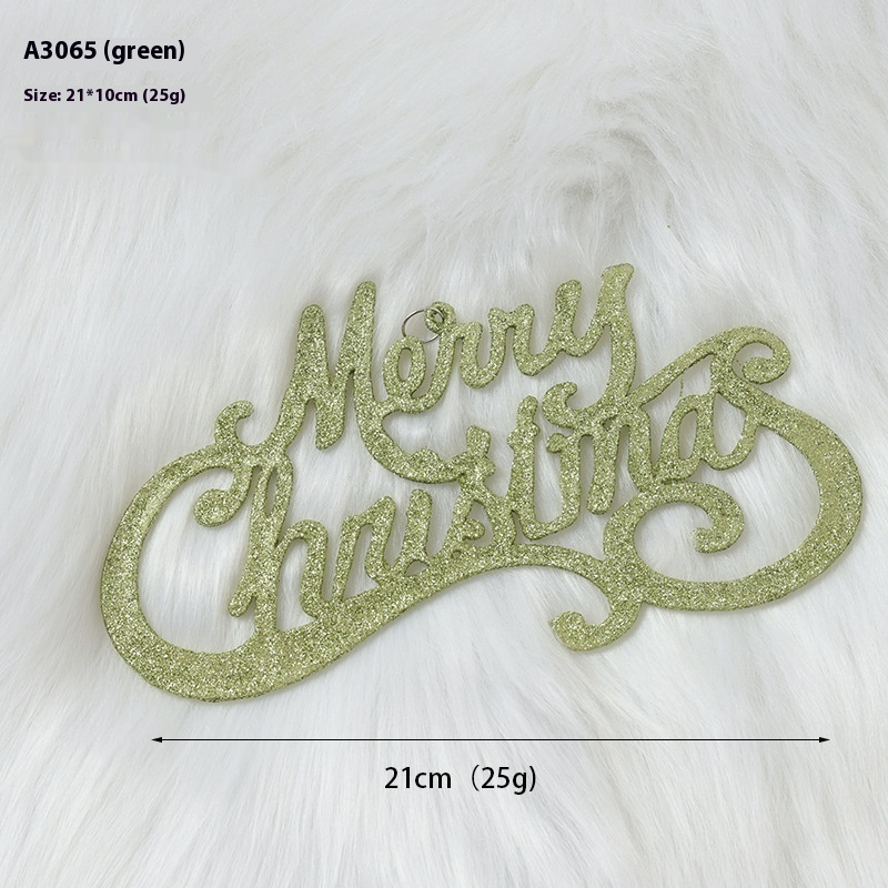 Green Word Plate A3065
