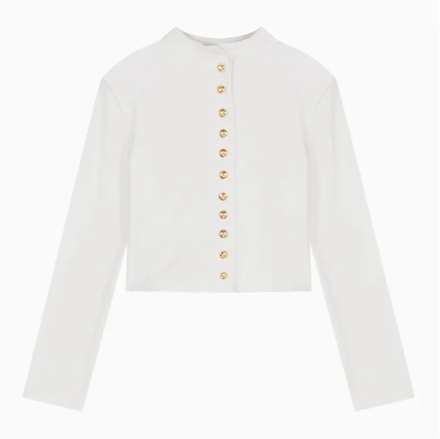 Autumn Elegant High grade Slim fit Short Knitted Cardigan Outer Wear Top White Top - Shop at LoveMi
