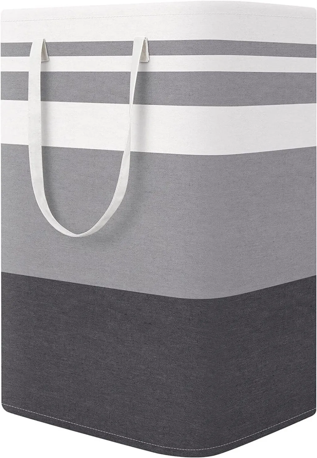 Foldable Moisture-proof Stripes Laundry Basket Dirty Clothes Basket Laundry Basket - Wide Stripes