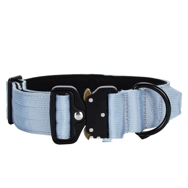 Explosion proof Handle Collar Medium Large Dog Light Blue - Shop at LoveMi