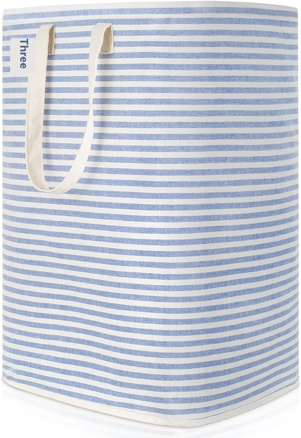 Cotton And Linen Blue Stripes