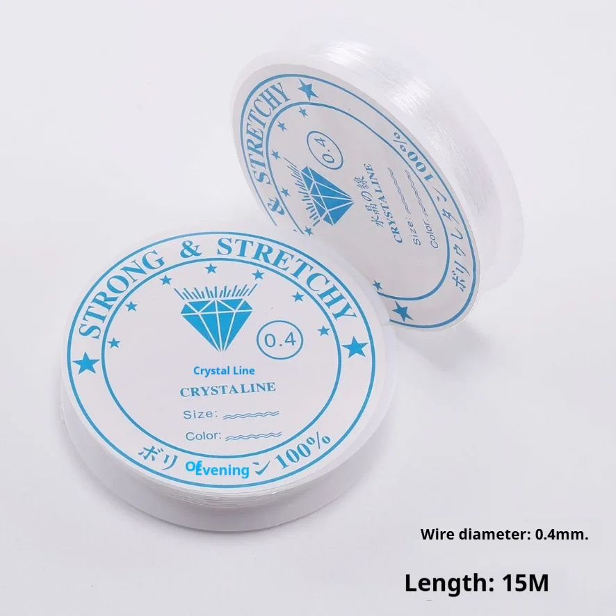 Transparent White Crystal Fishing Line Elastic