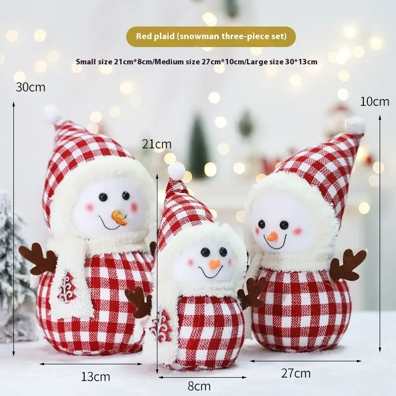 Christmas Decoration Snowflake Series Doll