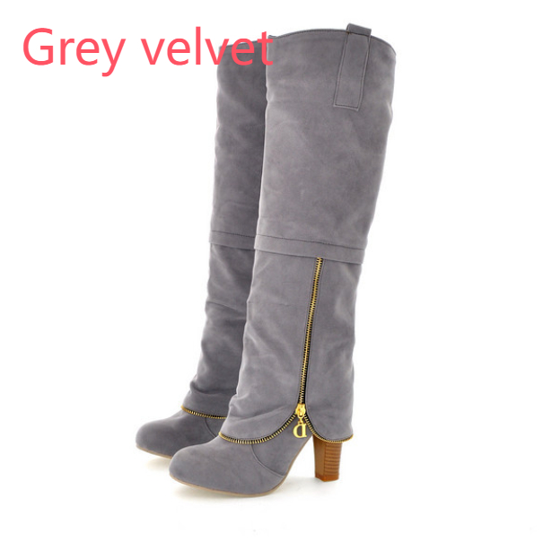 Grey velvet