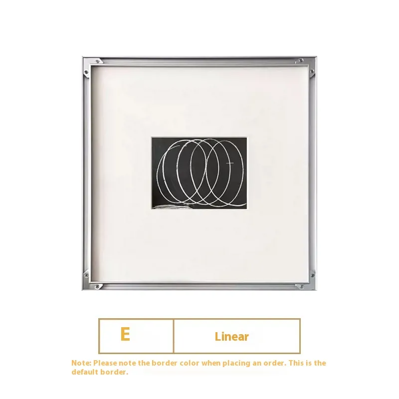 Modern Simple Black And White Line Decorative Painting
