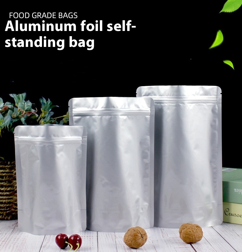 Title 1, Pure Aluminum Foil Bag Tea Self Sealing