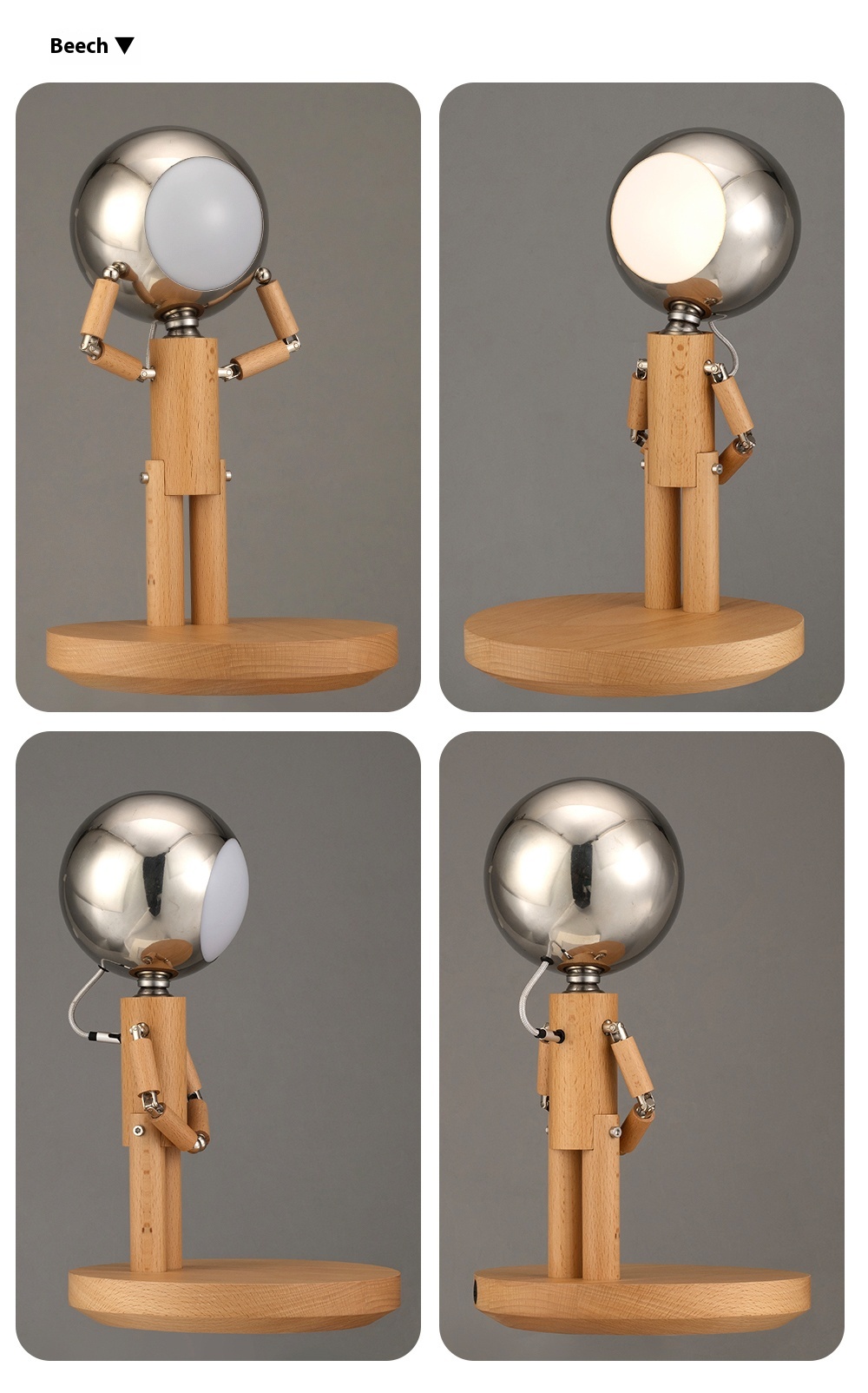 Title 5, Creative Moon Penalty Station Lamp Bedhead Atmo...