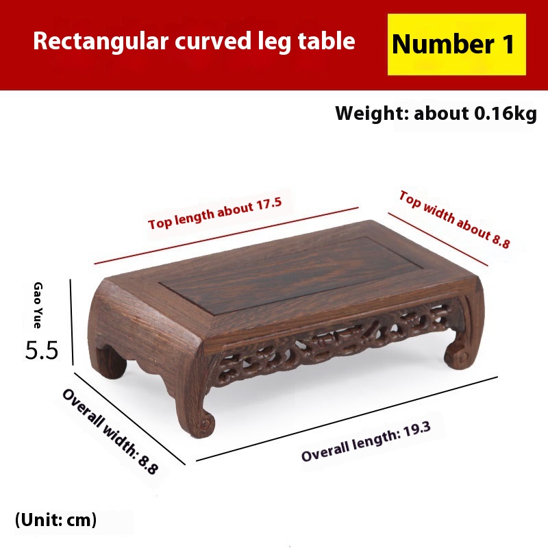 Rectangular Curved Foot No 1