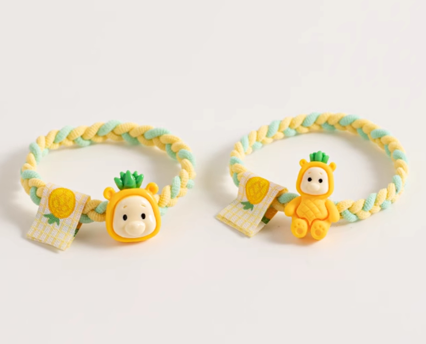 Title 2, New Couple Cute Cartoon Hair Rope High Elastic ...