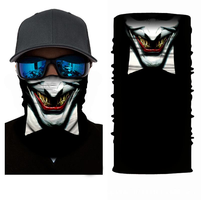 Title 7, Skull Half Face Series Magic Headband Mask