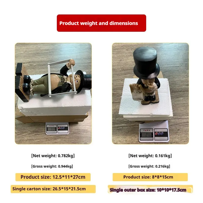 Gentleman Resin Rack For Tissue Domestic Ornaments
