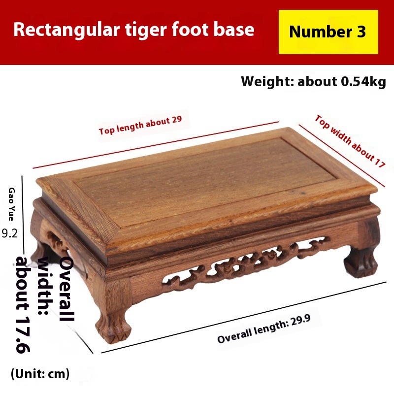 Rectangular Tiger Foot No 3