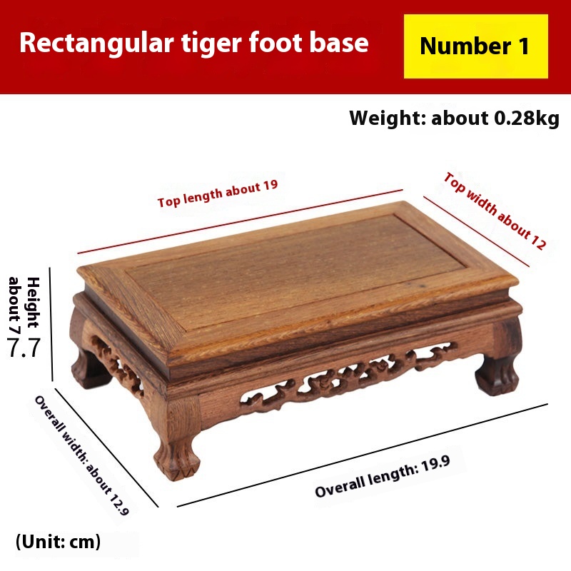 Rectangular Tiger Foot No 1