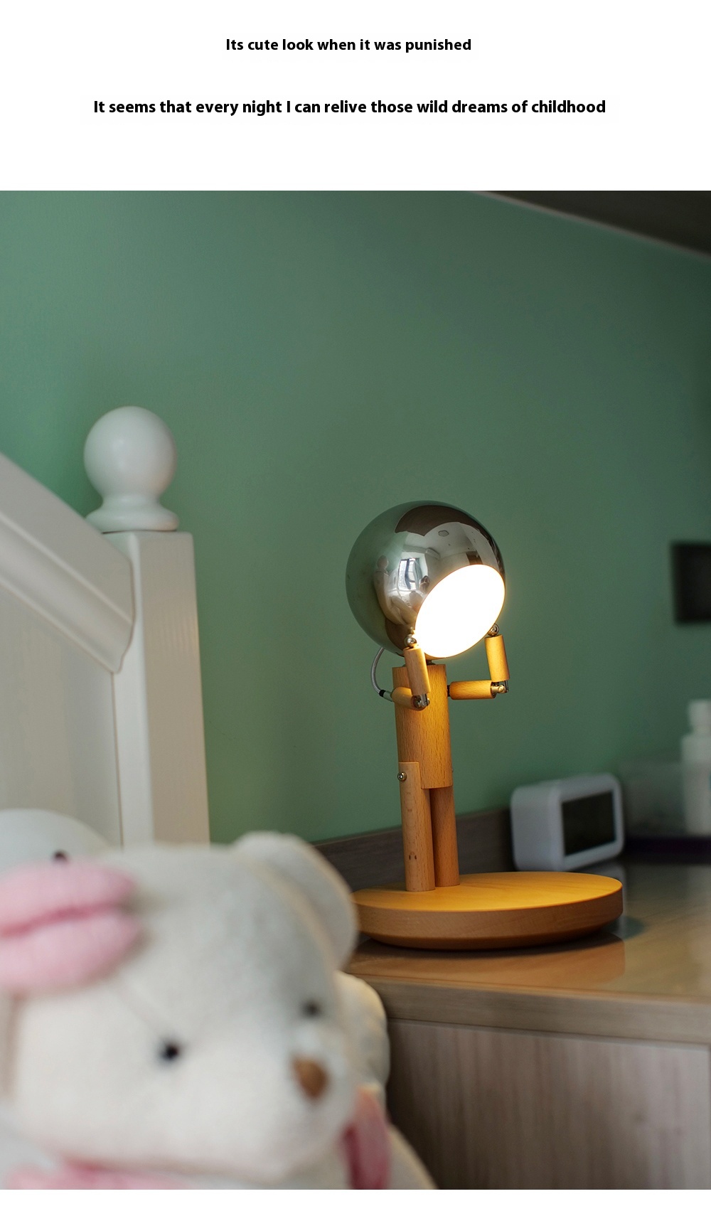 Title 3, Creative Moon Penalty Station Lamp Bedhead Atmo...