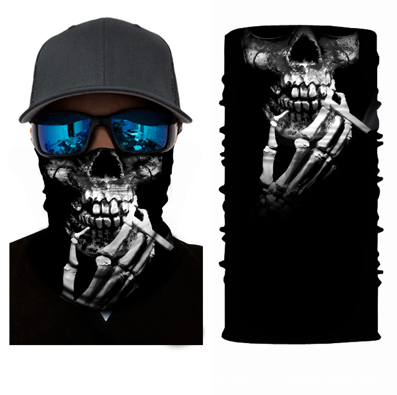 Title 5, Skull Half Face Series Magic Headband Mask