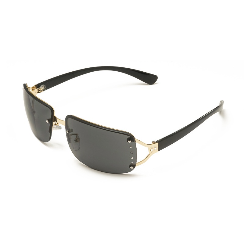 Gold Frame Black And Grey Lens