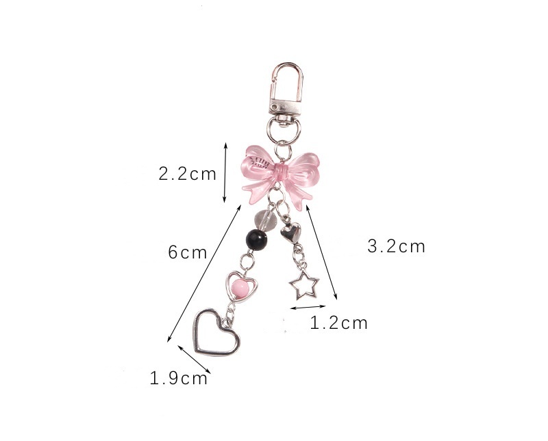 Title 1, New Sweet Asian Style Bow Keychain Pendant. An ...