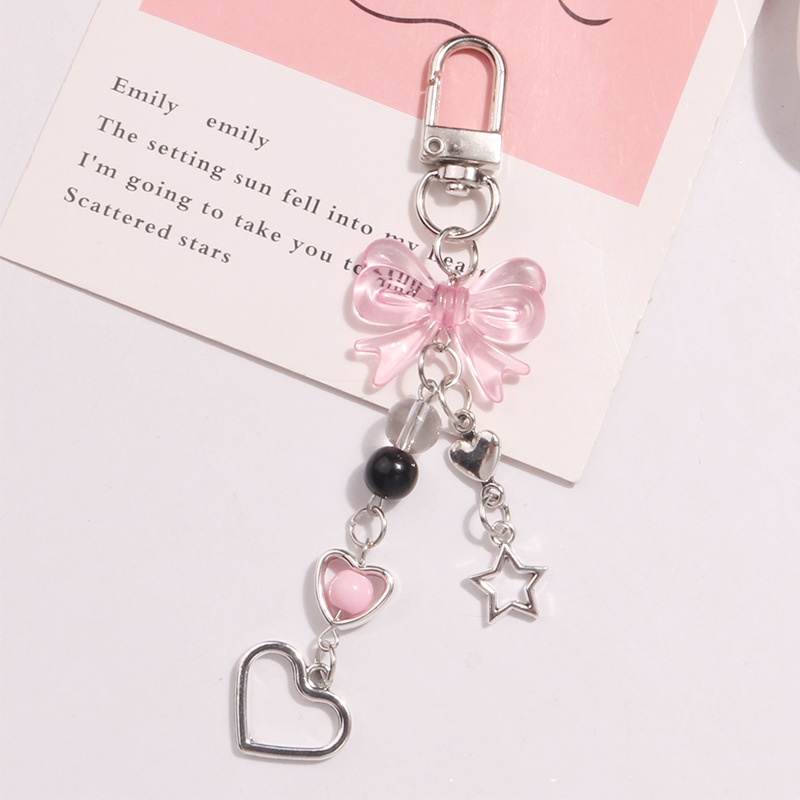 Title 2, New Sweet Asian Style Bow Keychain Pendant. An ...