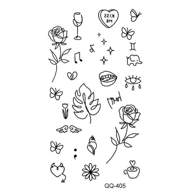 Title 1, Waterproof Tattoo Sticker